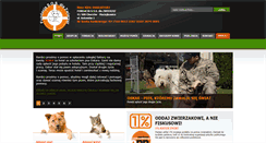 Desktop Screenshot of fundacjasosdlazwierzat.org